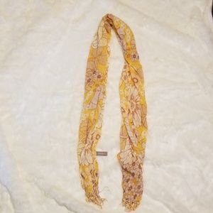 Yellow flower spartina 449 scarf